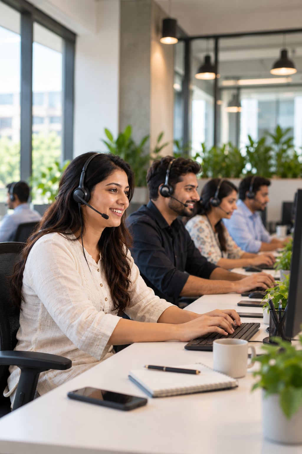 Capnix advisors on calls with business owners at their desks